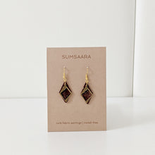 Load image into Gallery viewer, Abstract Diamond Earrings - Docia