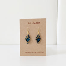Load image into Gallery viewer, Abstract Diamond Earrings - Docia