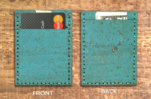 Pocket Wallet Turquoise Blue