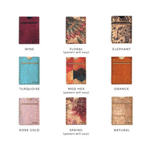 Load image into Gallery viewer, Clutch Purse Ensemble - Turquoise Blue & Birch Wood