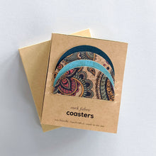 Load image into Gallery viewer, Coaster Set - Paisley