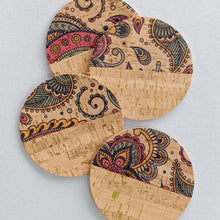 Load image into Gallery viewer, Coaster Set - Paisley