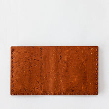 Load image into Gallery viewer, Bi-fold Cork Fabric Wallet - Cinnamon