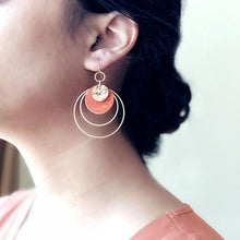 Load image into Gallery viewer, Hoop Encircle Earrings