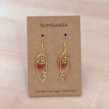 Load image into Gallery viewer, Abstract Face Earrings