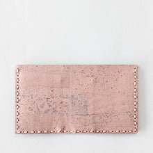 Load image into Gallery viewer, Bi-fold Cork Fabric Wallet - Rose Gold