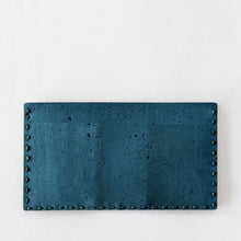 Load image into Gallery viewer, Bi-fold Cork Fabric Wallet - Teal