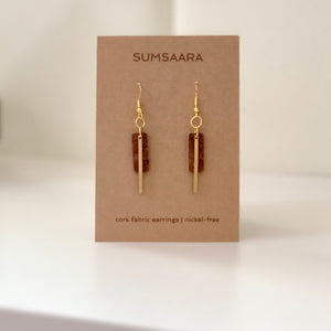 Modern Geometric Earrings - Calista