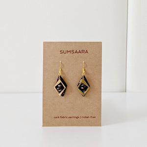 Abstract Diamond Earrings - Docia