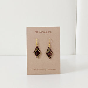 Abstract Diamond Earrings - Docia