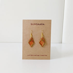 Abstract Diamond Earrings - Docia