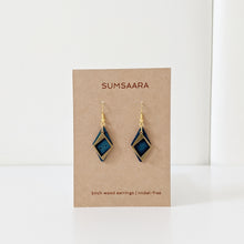 Load image into Gallery viewer, Abstract Diamond Earrings - Docia
