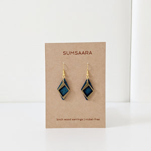 Abstract Diamond Earrings - Docia