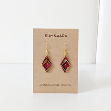 Load image into Gallery viewer, Abstract Diamond Earrings - Docia
