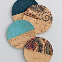 Load image into Gallery viewer, Coaster Set - Paisley
