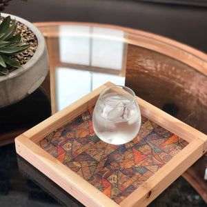 Cork Fabric Puzzle & Wood Serving Tray - Mosaic