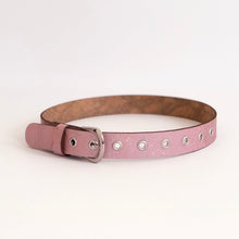 Load image into Gallery viewer, Belt - Reversible Rose Gold &amp; Faux Alligator (1&quot; Wide)
