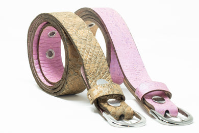 Vegan Reversible Belt Rose Gold & Faux Alligator