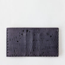 Load image into Gallery viewer, Bi-fold Cork Fabric Wallet - Black
