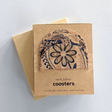Load image into Gallery viewer, Coaster Set - Blue Paisley
