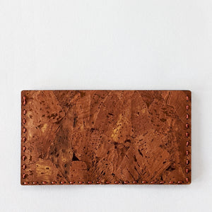 Bi-fold Cork Fabric Wallet - Bronze