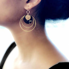 Load image into Gallery viewer, Hoop Encircle Earrings
