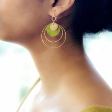 Load image into Gallery viewer, Hoop Encircle Earrings
