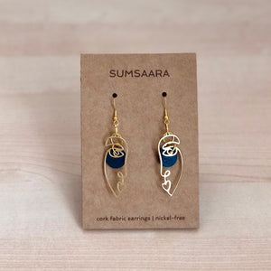 Abstract Face Earrings