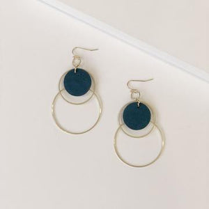 Modern Hoop Earrings - Megan