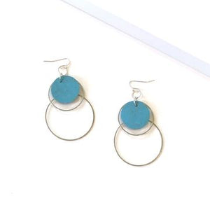 Modern Hoop Earrings - Megan