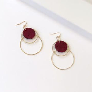 Modern Hoop Earrings - Megan