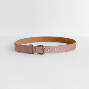 Belt - Reversible Rose Gold & Natural (1" Wide)