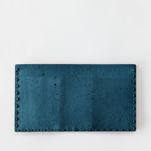 Load image into Gallery viewer, Bi-fold Cork Fabric Wallet - Teal
